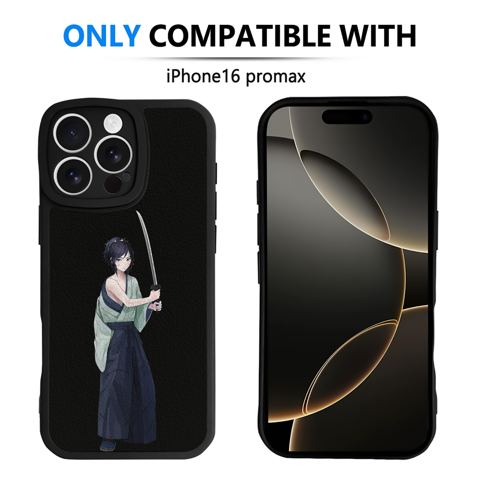 （画像用） 刀剣乱舞 Touken Ranbu 【iPhone 16シリーズ対応】シリコンスマホケース（レザー調） 材質：シリコン
